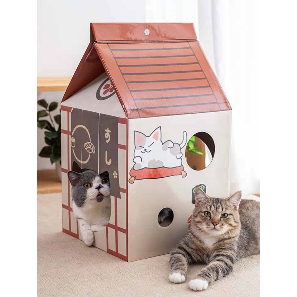 Gợi ý cách làm nhà cho thú cưng bằng giấy sáng tạo