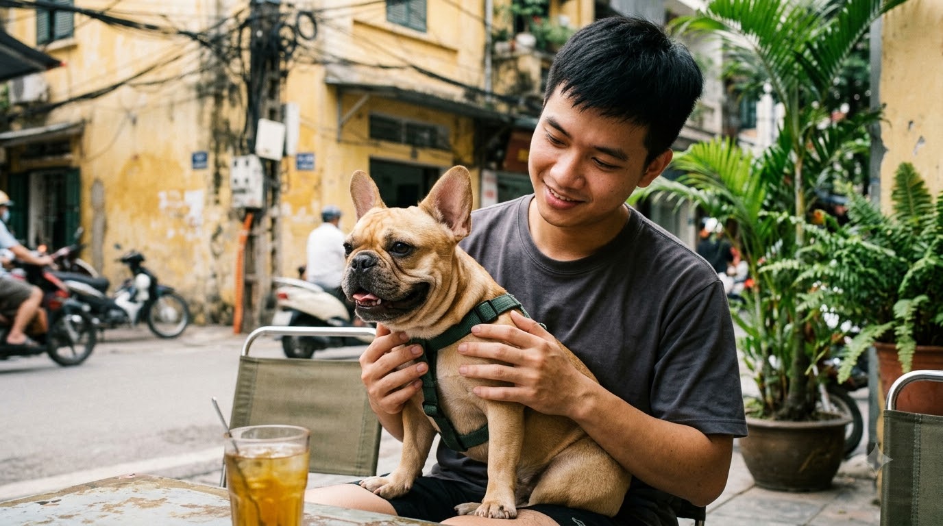 Chó Bulldog Pháp có dễ nuôi trong gia đình Việt? Chó Bulldog Pháp trong không gian sống phù hợp với người mới nuôi tại Việt Nam